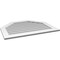Ekena Millwork Octagonal Top Surface Mount PVC Gable Vent w/ 3-1/2"W x 1"P Standard Frame, 38"W x 30"H GVPOT38X3001SN - alternate 2